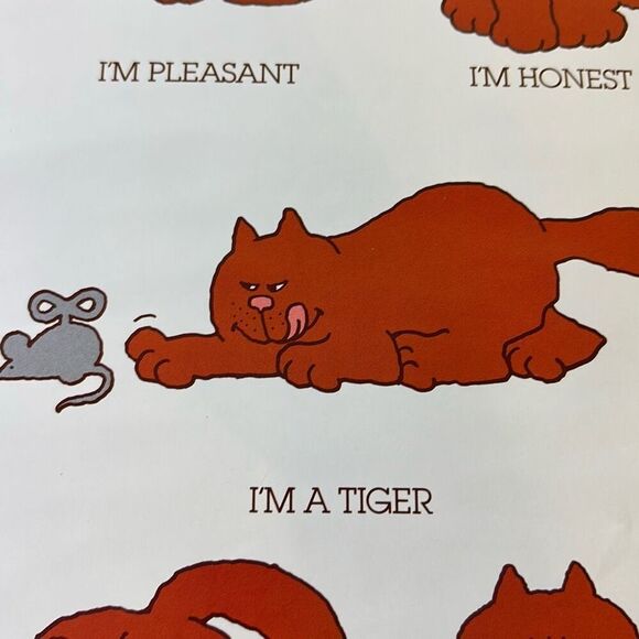 Vintage original CRAVE Cat Food full size poster advertising 1982 Kal Kan Guide - Picture 6 of 6